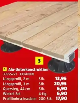 Bauhaus Alu-Unterkonstruktion Angebot