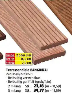 Bauhaus Terrassendiele BANGKIRAI Angebot