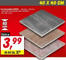 Bauhaus Terrassenplatte piazza Angebot