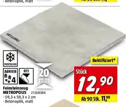Bauhaus Feinsteinzeug METROPOLIS Angebot