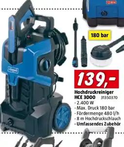 Bauhaus Hochdruckreiniger HCE 3000 Angebot