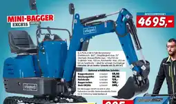 Bauhaus Mini-bagger EXC815 Angebot