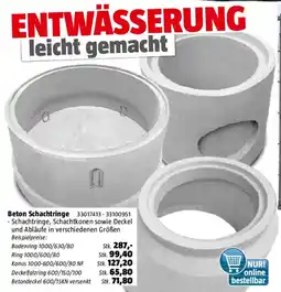Bauhaus Beton Schachtringe Angebot