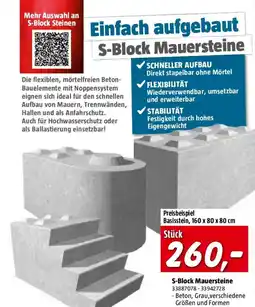 Bauhaus S-Block Steinen Angebot