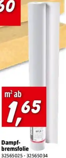 Bauhaus Dampfbremsfolie Angebot