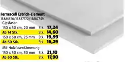 Bauhaus Fermacell Estrich-Element Angebot