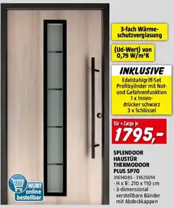 Bauhaus Splendoor haustür thermodoor plus sp70 Angebot