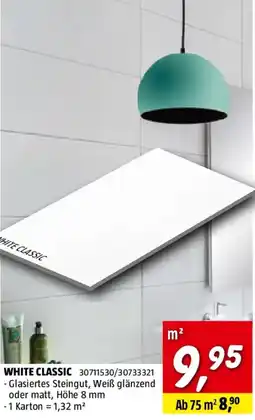 Bauhaus White classic Angebot