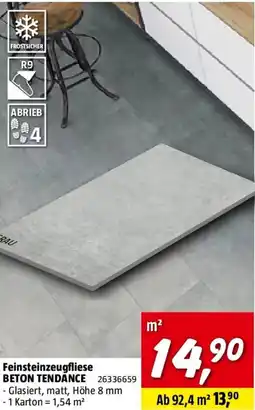 Bauhaus Feinsteinzeugfliese BETON TENDANCE Angebot