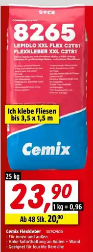 Bauhaus Cemix Flexkleber Angebot