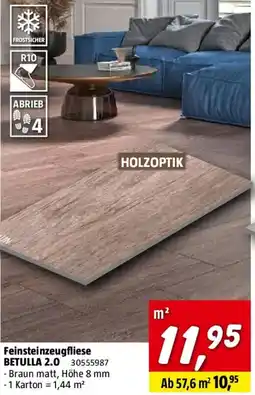 Bauhaus Feinsteinzeugfliese BETULLA 2.0 Angebot