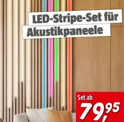 Bauhaus LED-Stripe-Set für Akustikpaneele Angebot