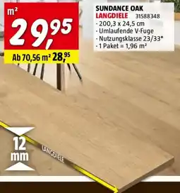 Bauhaus Sundance oak langdiele Angebot