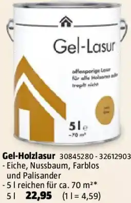 Bauhaus Gel-Holzlasur Angebot