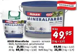 Bauhaus ADLER Mineralfarbe Angebot