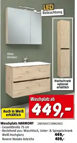 Bauhaus Waschplatz HARMONY Angebot