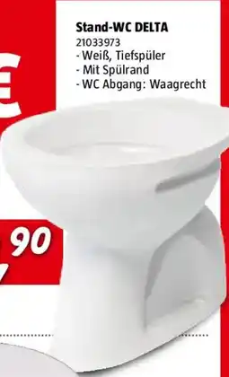 Bauhaus Stand-WC DELTA Angebot