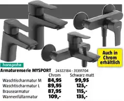 Bauhaus Armaturenserie MYSPORT Angebot