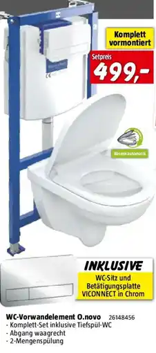 Bauhaus WC-Vorwandelement O.novo Angebot
