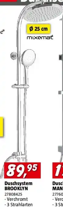 Bauhaus Duschsystem BROOKLYN Angebot