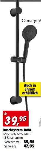 Bauhaus Duschsystem JAVA Angebot