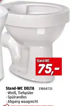 Bauhaus Stand-WC DELTA Angebot
