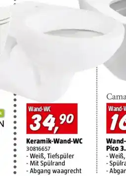 Bauhaus Keramik-Wand-WC Angebot