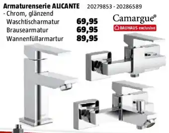 Bauhaus Armaturenserie ALICANTE Angebot