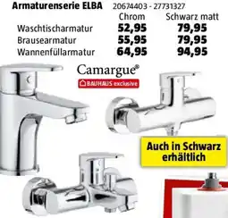 Bauhaus Armaturenserie ELBA Angebot