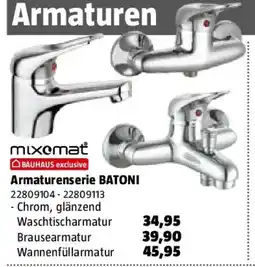 Bauhaus Armaturenserie BATONI Angebot
