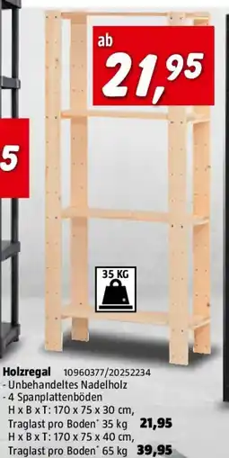 Bauhaus Holzregal Angebot