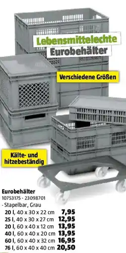 Bauhaus Eurobehälter Angebot