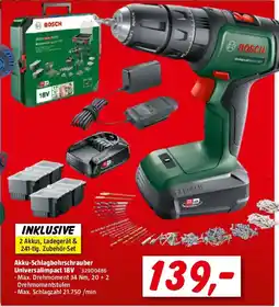 Bauhaus Akku-Schlagbohrschrauber Universalimpact 18V Angebot