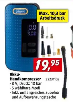 Bauhaus Akku- Handkompressor Angebot