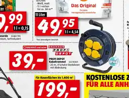 Bauhaus PROFI DEPOT Kabeltrommel Angebot