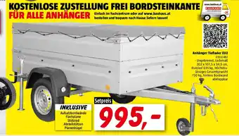 Bauhaus Anhänger Tieflader EU2 Angebot