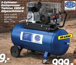 Zgonc 2 zylinder kompressor twister 3800 d ölgeschmiert Angebot