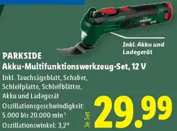 Lidl PARKSIDE Akku-Multifunktionswerkzeug-Set, 12 V Angebot