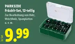 Lidl PARKSIDE Fräsbit-Set, 12-teilig Angebot