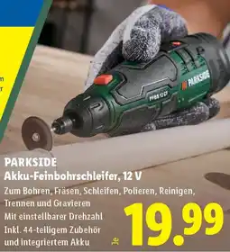 Lidl PARKSIDE Akku-Feinbohrschleifer, 12 V Angebot