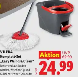 Lidl VILEDA Komplett-Set Easy Wring & Clean Angebot