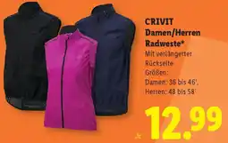 Lidl CRIVIT Damen/Herren Radweste Angebot
