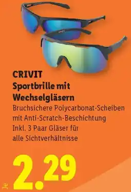 Lidl CRIVIT Sportbrille mit Wechselgläsern Angebot