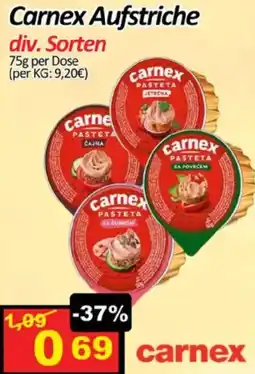 Wurstico Carnex Aufstriche Angebot