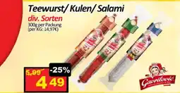 Wurstico Teewurst/Kulen/Salami Angebot