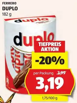 Hofer Ferrero Duplo Angebot