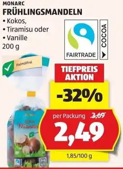 Hofer Monarc Frühlingsmandeln Angebot