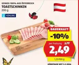 Hofer Toastschinken Angebot