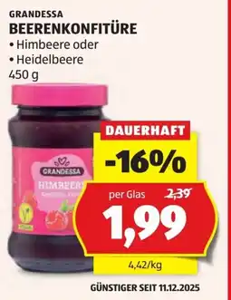Hofer Grandessa beerenkonfitüre Angebot