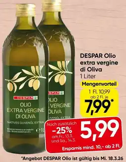 Spar Despar olio extra vergine di oliva Angebot